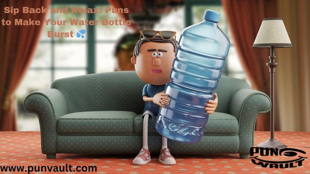 Sip Back and Relax: Puns to Make Your Water Bottle Burst 💦