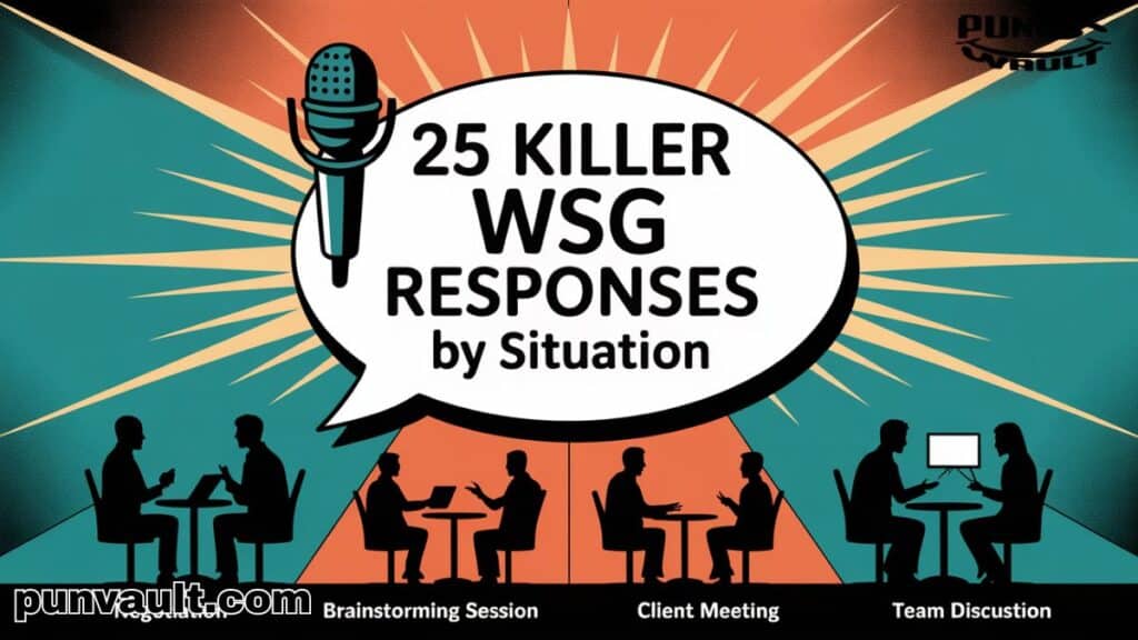 25 Great Responses to WSG (What's Good) for Any Situation