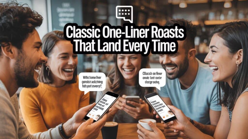 60+ Killer Roasts That Hurt (But Still Crack Everyone Up)