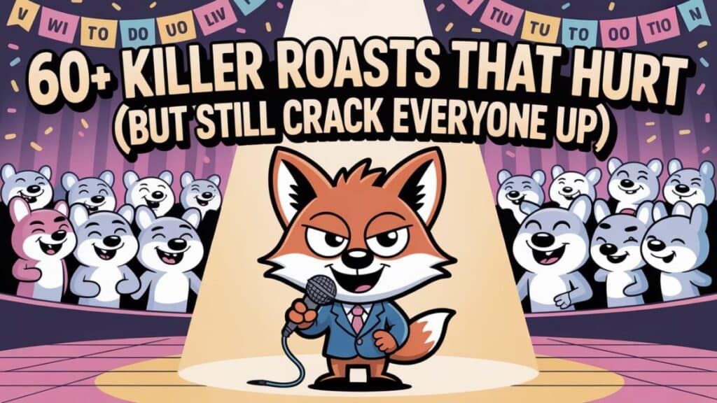 60+ Killer Roasts That Hurt (But Still Crack Everyone Up)