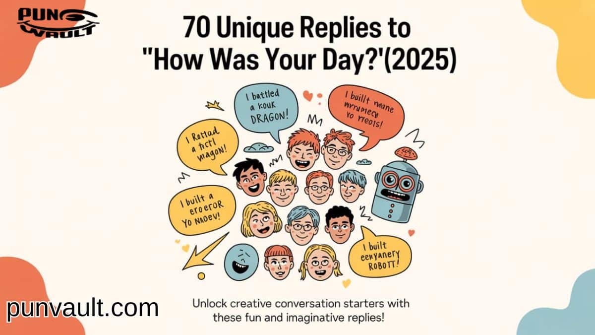 70 Unique Replies to 'How Was Your Day?'(2025)