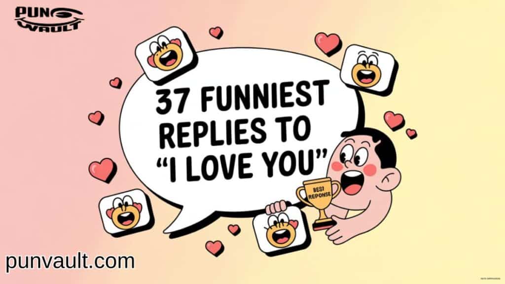 37 Funniest Replies to "I Love You"