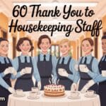 60 Thank You to Housekeeping Staff (Notes, Letters, & Creative Ideas)