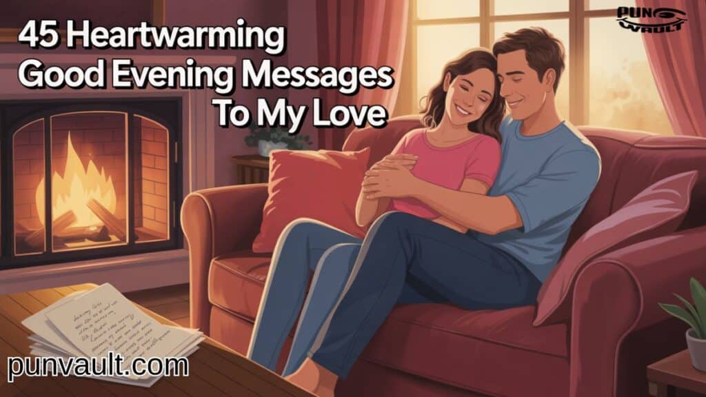 45 Heartwarming Good Evening Messages to My Love