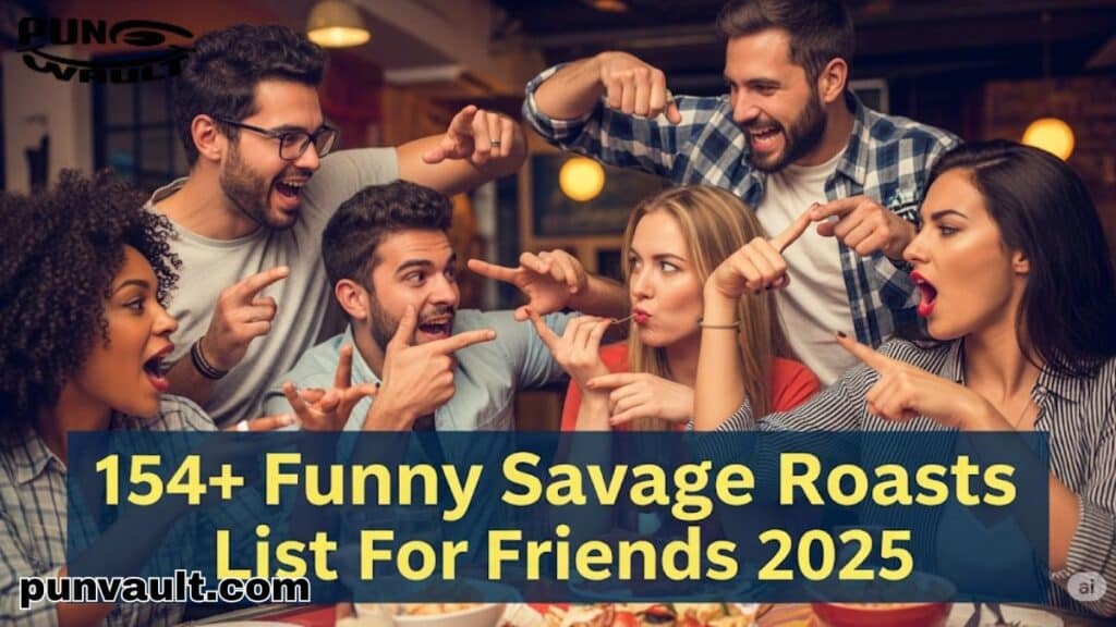 154+ Funny Savage Roasts List For Friends 2025