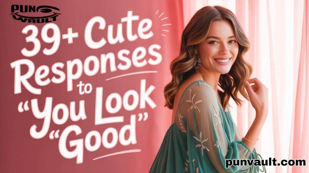 39+ Cute Responses to "You Look Good"