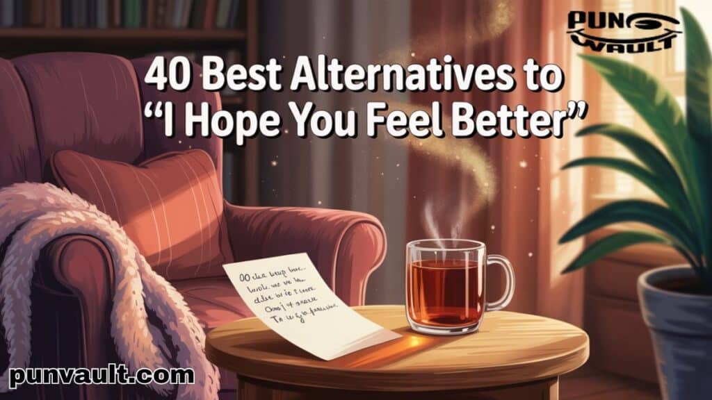 40 Best Alternatives to 'I Hope You Feel Better'