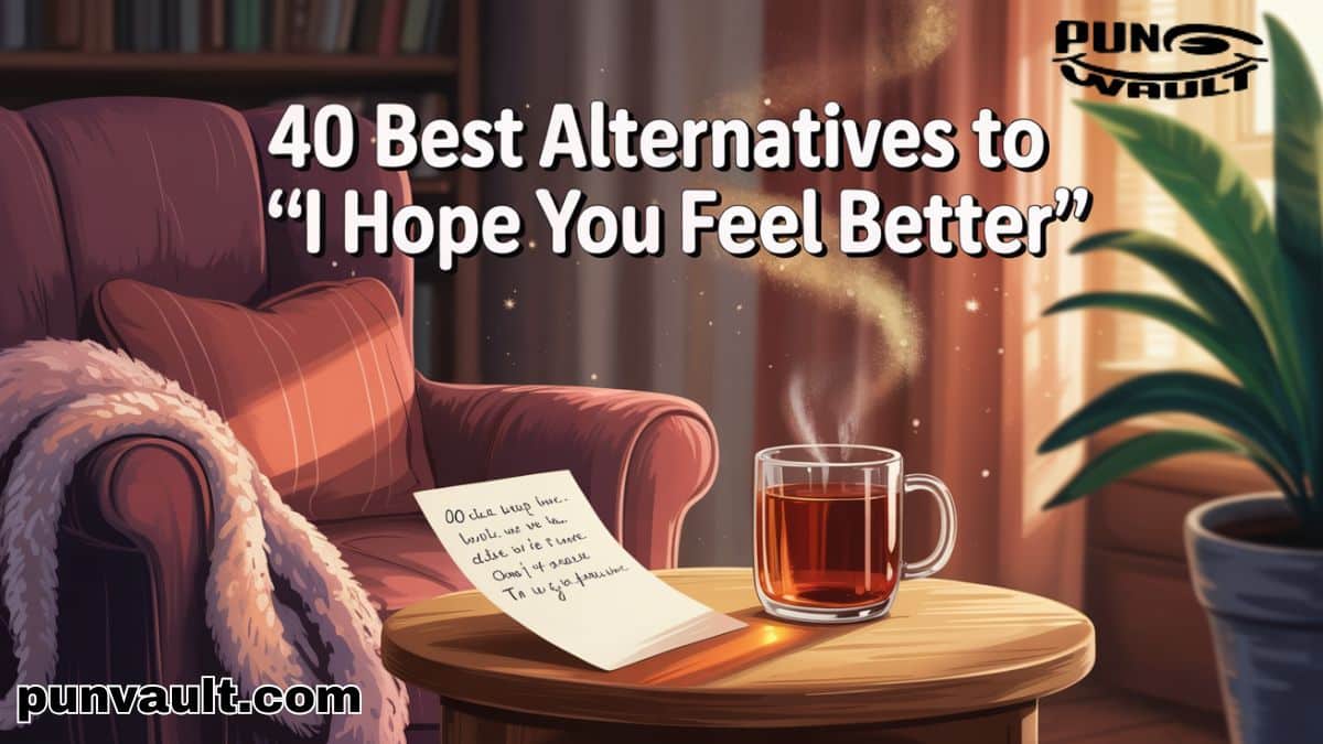 40 Best Alternatives to 'I Hope You Feel Better'