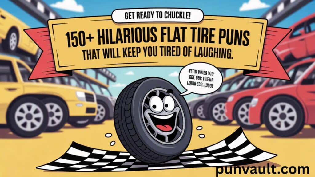 150+ Hilarious Flat Tire Puns That Will Keep You Tired of Laughing