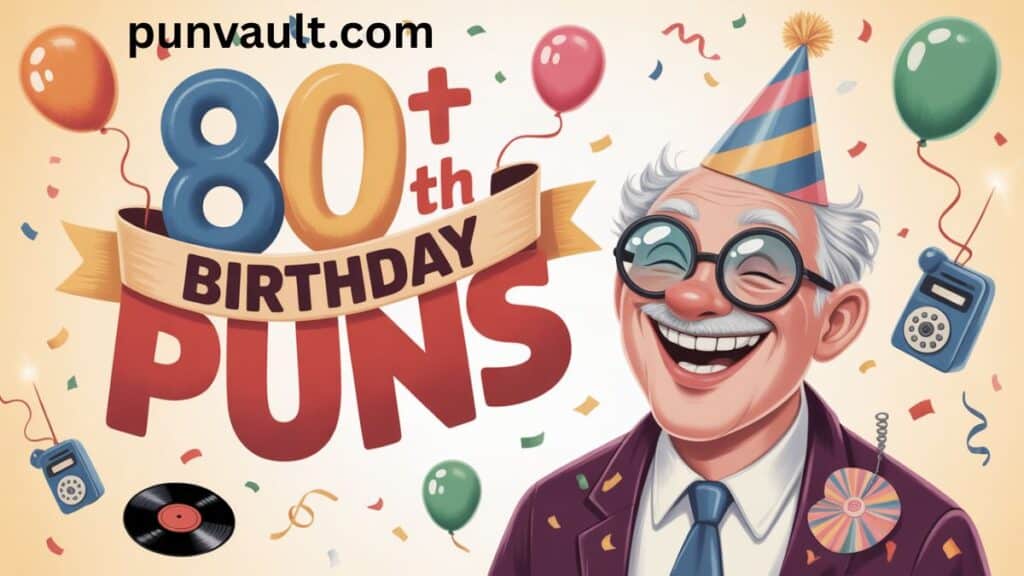 155+ 80th Birthday Puns That Will Have You Laughing Through the Decades
