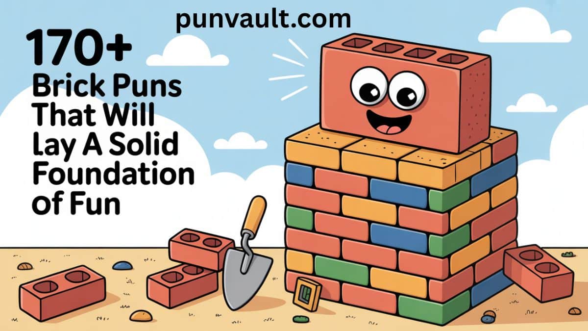 170+ Brick Puns That Will Lay a Solid Foundation of Fun