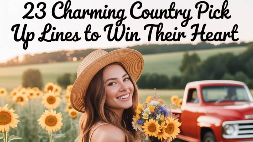 23 Charming Country Pick Up Lines to Win Their Heart