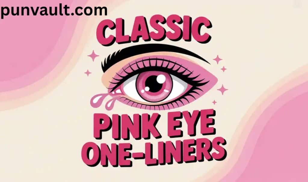 165+ Hilariously Infectious Pink Eye Puns That Will Have You Seeing the Fun