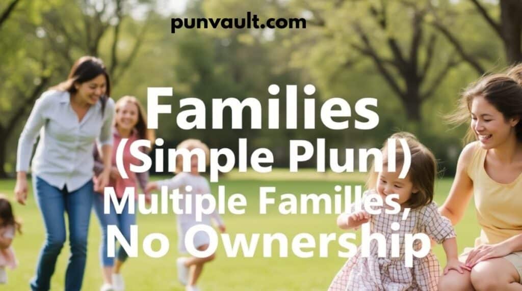 Family’s or Families’ or Families? A Simple Guide