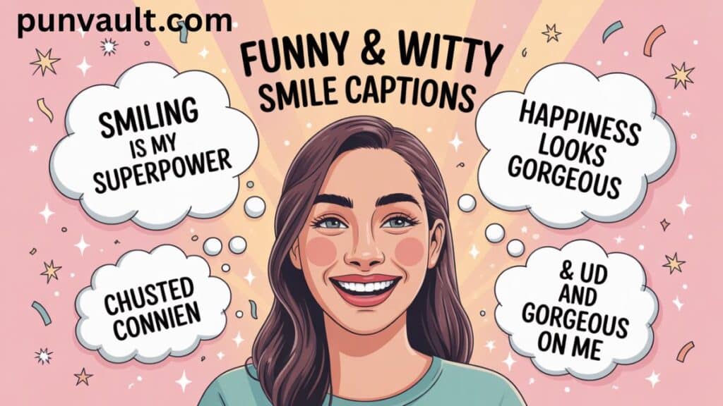 440+ Best Smile Captions for Instagram for 2025