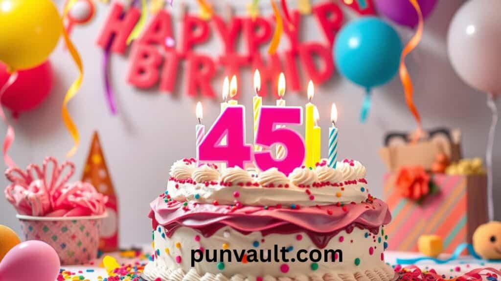 240+ Witty 45th Birthday Puns to Celebrate a Milestone Birthday