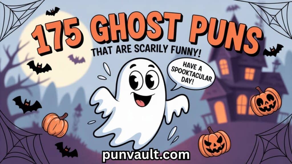175 Ghost Puns That Are Scarily Funny!