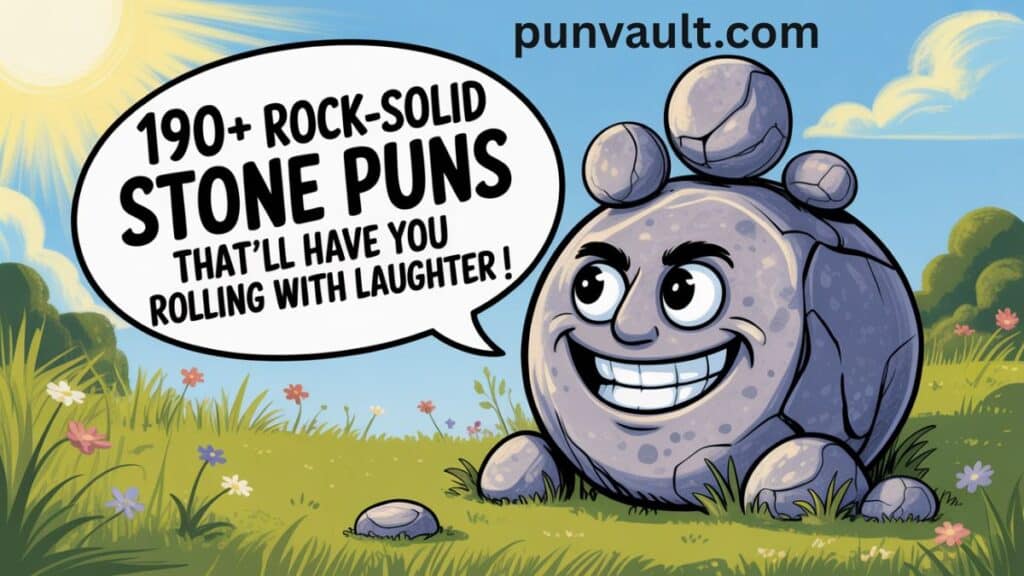 190+ Rock-Solid Stone Puns That’ll Have You Rolling with Laughter