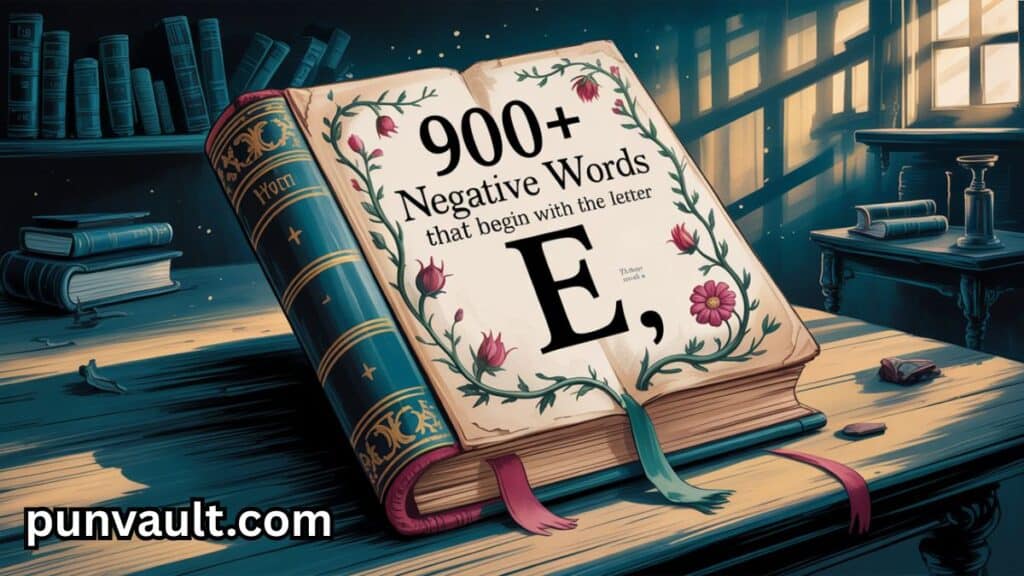 900+ Negative Words That Begin With The Letter “E”