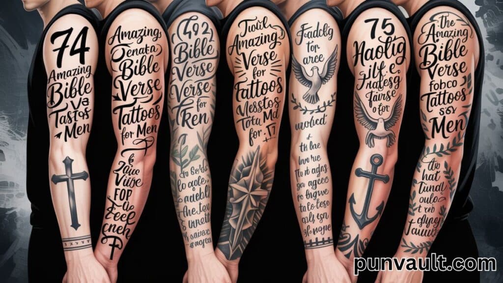 74 Amazing Bible Verse Tattoos for Men