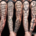 74 Amazing Bible Verse Tattoos for Men