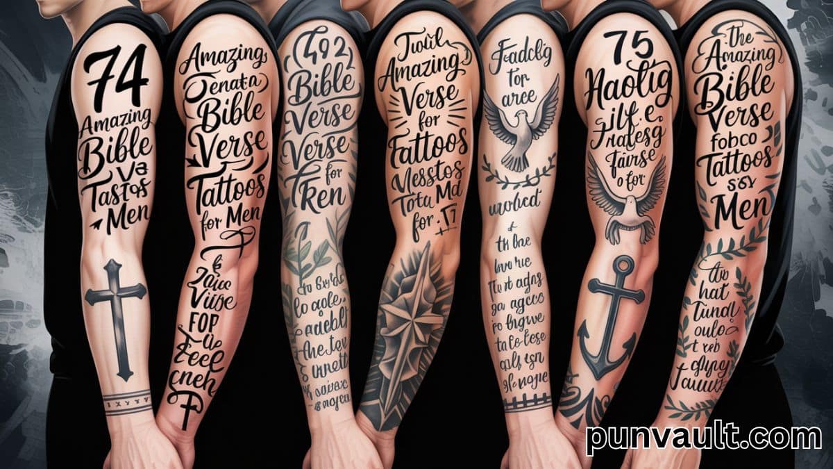 74 Amazing Bible Verse Tattoos for Men
