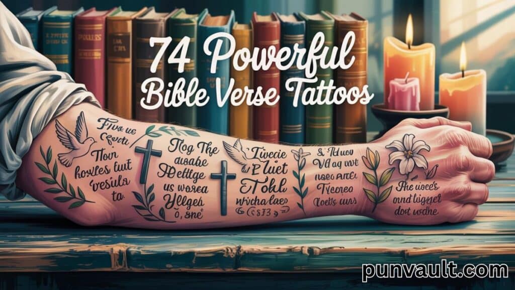 74 Amazing Bible Verse Tattoos for Men