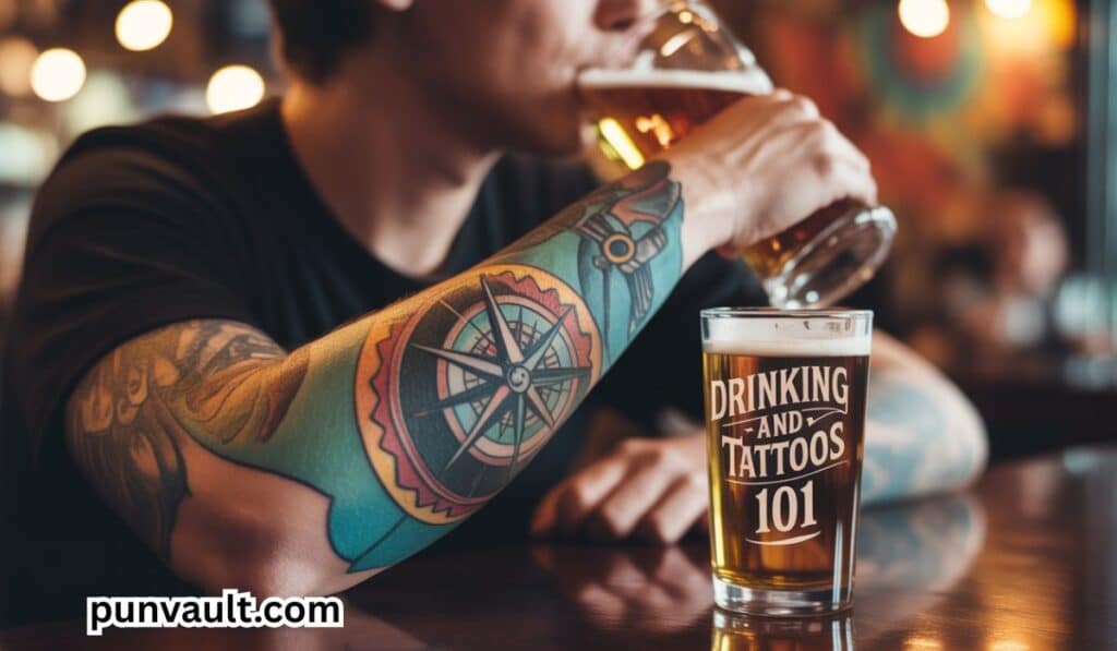 Drinking and Tattoos 101: Before, During, and After Your Session